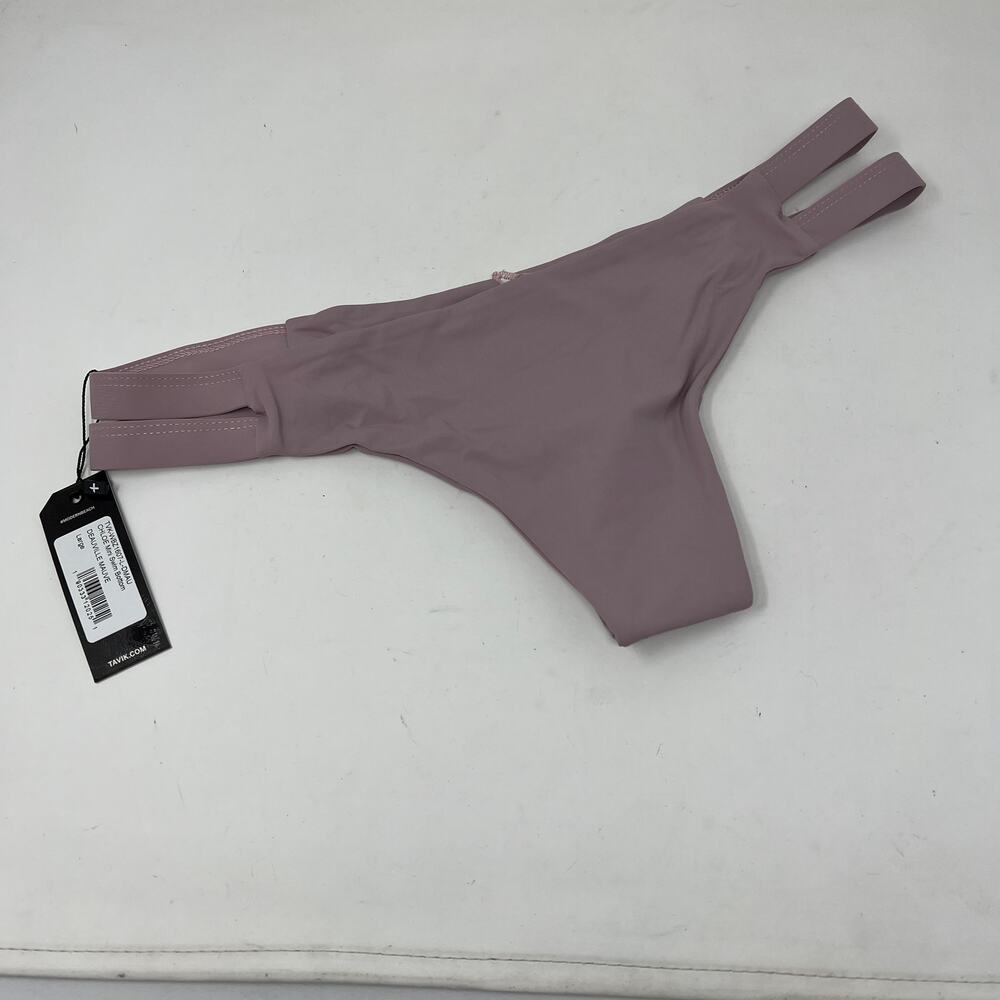 NEW! Tavik Bikini Bottoms Chloe Mini Swim Bottom Deauville Mauve - L - Picture 3 of 4